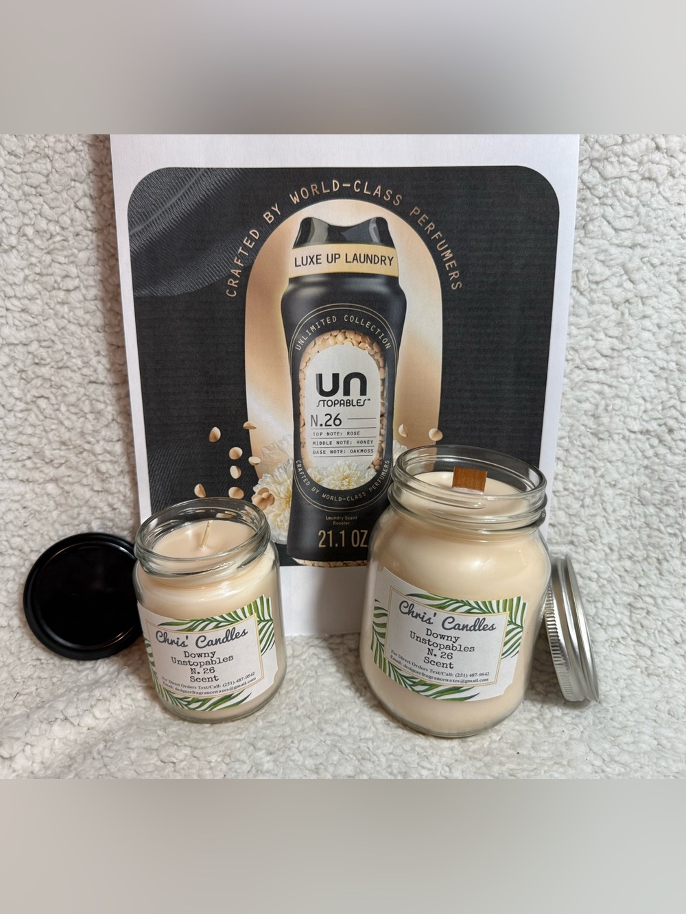 Downy Unstoppables N. 26 Scent Candle Set